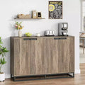 Sideboard Buffet Cabinet, 55 Large Kitchen Accent Modern Storage Cabinet with 2 Drawers and 4 Doors