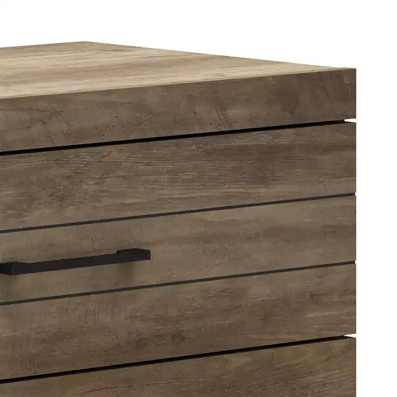 Commode 5 tiroirs (Verrouillage) - Chêne noueux