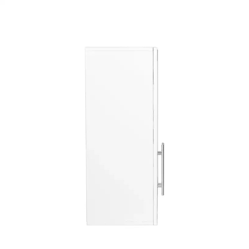 Armoire de rangement murale empilable moderne de 31,5 pouces avec 2 portes et 1 étagère réglable