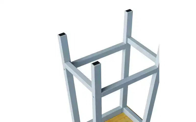 Lot de 2 tabourets de bar de 65 cm de haut, tabourets de comptoir de cuisine avec repose-pieds, tabourets de ferme pour salle à manger, cuisine, comptoir