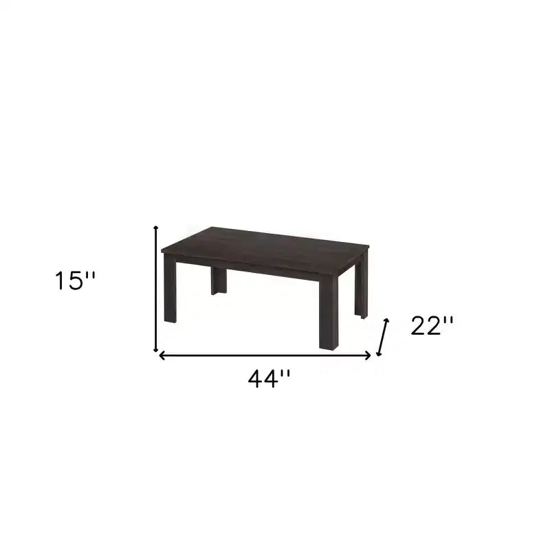 Lot de trois tables basses 44 chêne
