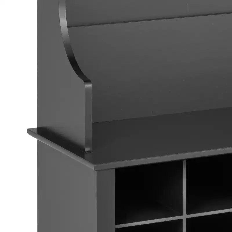 Portemanteau large de 60 pouces avec 24 casiers à chaussures